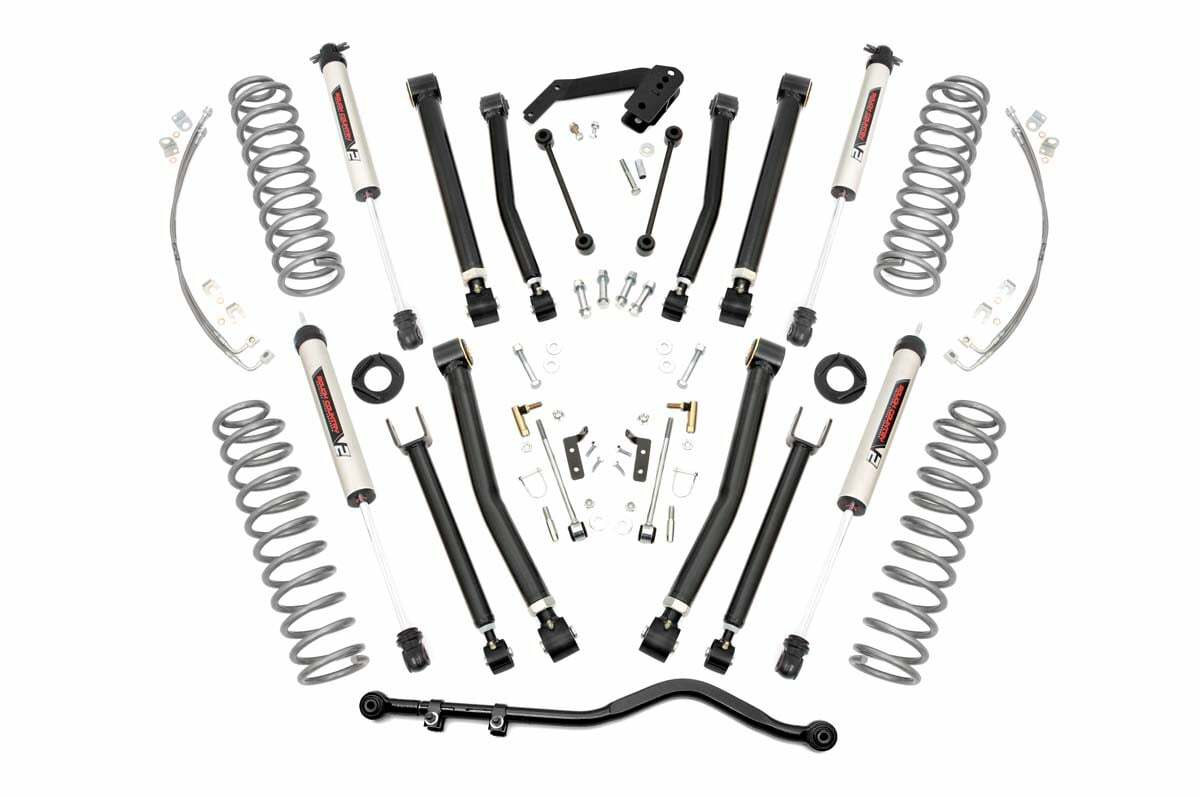 Fits Jeep Wrangler JK 4WD (2007-2018) 4 Inch Lift Kit; X-Series; V2; 67370