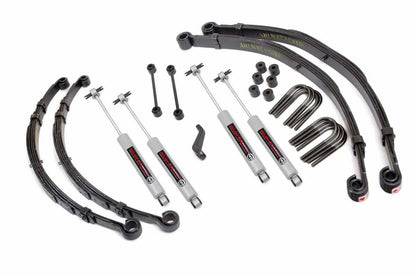 Fits Jeep CJ 5 4WD (1976-1981) 4 Inch Lift Kit; 675-76-8130