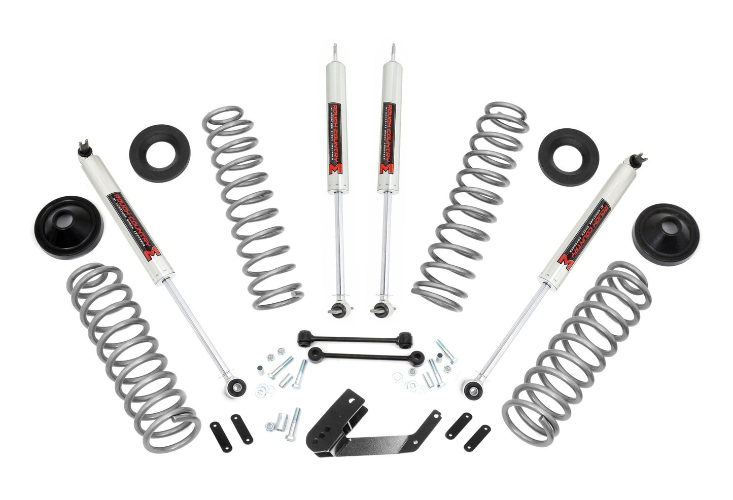 Fits Jeep Wrangler JK 4WD (2007-2018) 3.25 Inch Lift Kit; M1; 67640