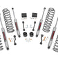 Fits Jeep Wrangler Unlimited 4WD (2018-2023) 2.5 Inch Lift Kit; Coils; 67731