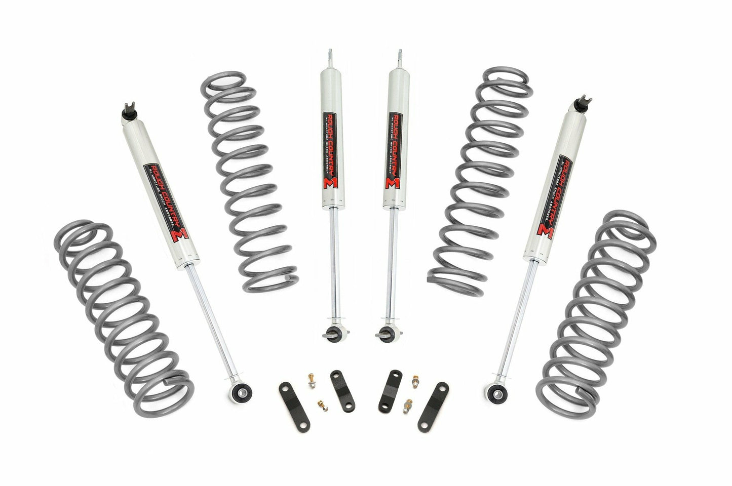 Fits Jeep Wrangler JK 4WD (2007-2018) 2.5 Inch Lift Kit; Coils; M1; 67840