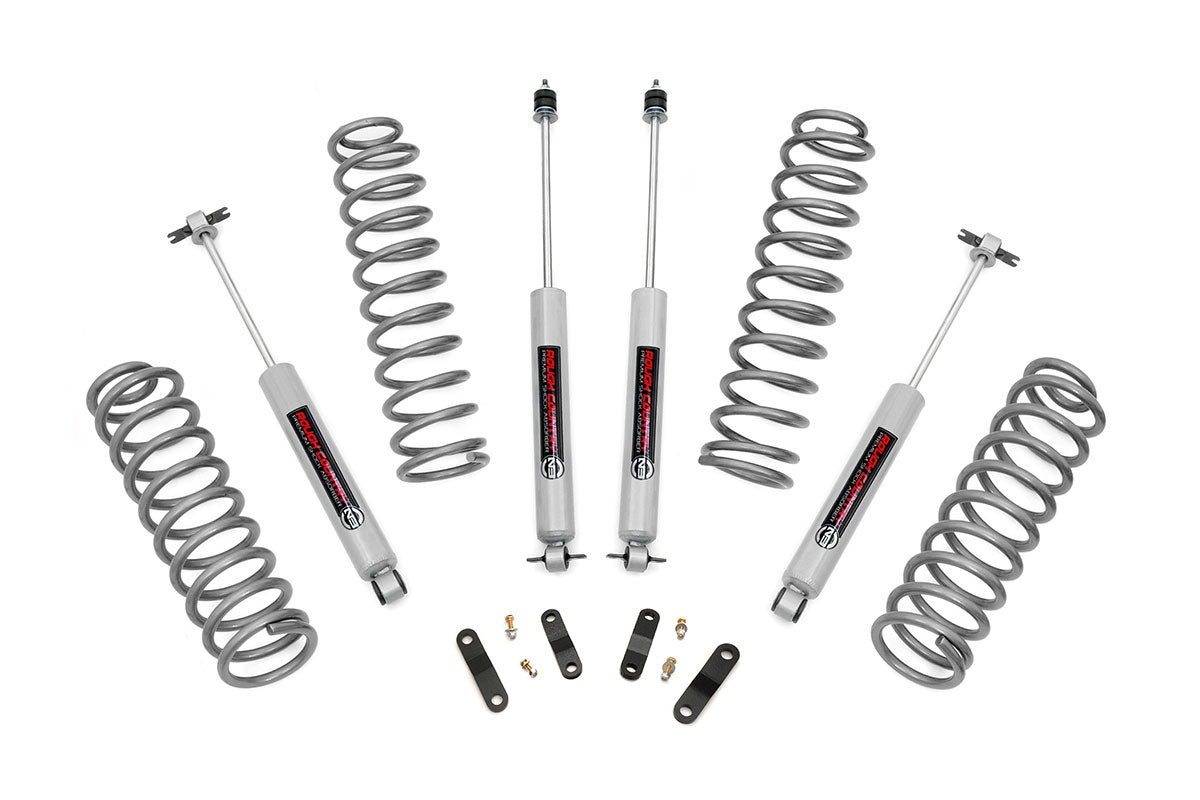 Rough Country 2.5" Lift Kit N3 Shock for 07-18 Jeep Wrangler JK Unlimited 4 Door