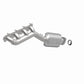 Catalytic Converter with Integrated Exhaust Manifold for HM Grade Federal / EPA Compliant Direct-Fit Manifold Catalytic