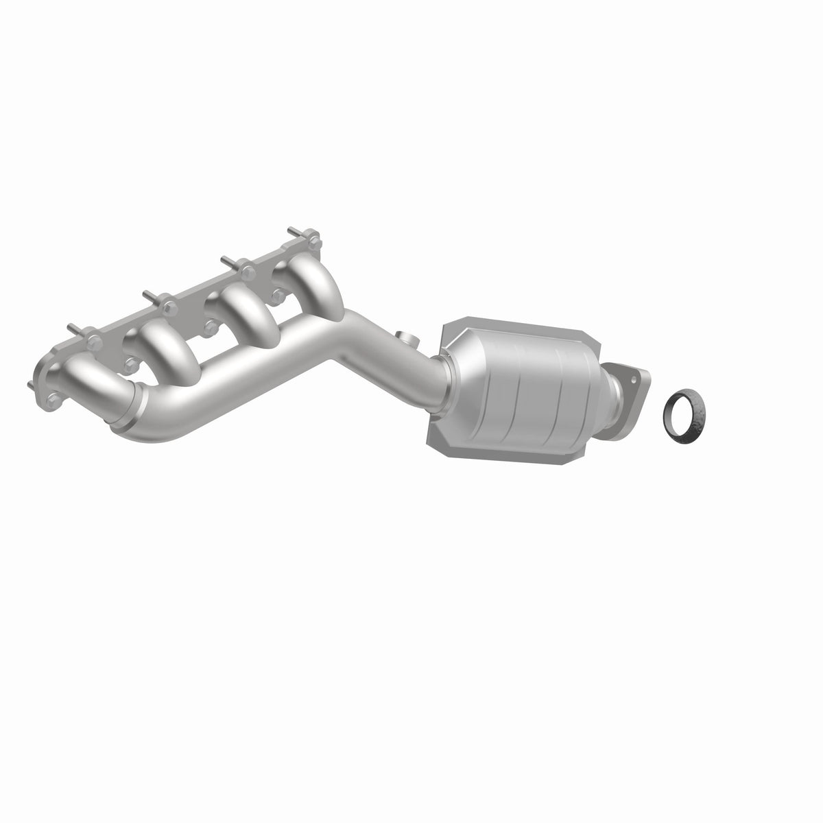 Catalytic Converter with Integrated Exhaust Manifold for HM Grade Federal / EPA Compliant Direct-Fit Manifold Catalytic