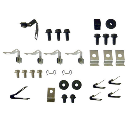 Fits 67 Mustang; 6 cylinder, Hardtop, 2pc Line; Clip Kit-67Z-BF62H - Fuel Line Clips Car Part People