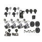 Fits 67 Mustang; 8 cylinder, Hardtop, 2pc Line; Clip Kit-67Z-BF82H