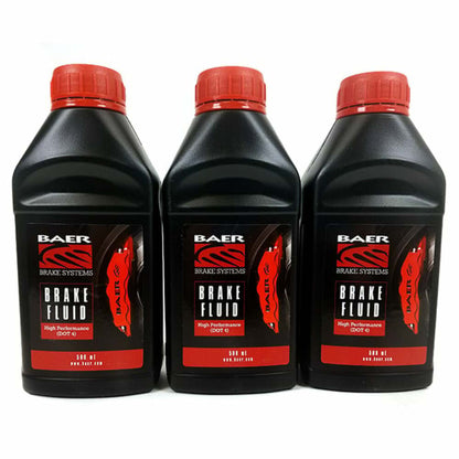 DOT4 Brake Fluid 16.9oz/500ml, 3pk 6800245