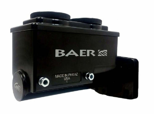 Master Cylinder 4 Bolt Mopar, Black Finish, Left Port, 1.00" Bore 6801301LP
