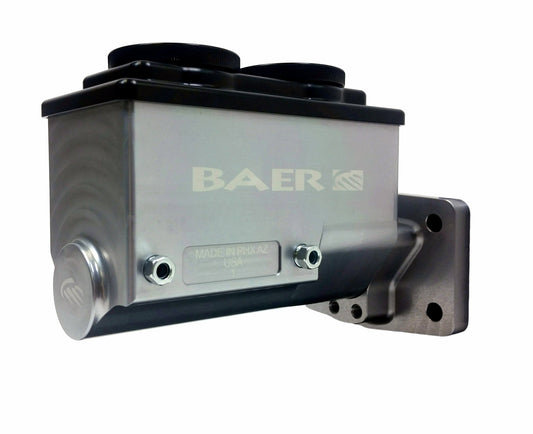 Master Cylinder 4 Bolt Mopar, Gray Finish, Left Port, 1.125" Bore 6801303LP