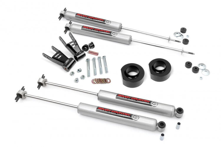 Fits Jeep Cherokee XJ 2WD/4WD (1984-2001) 1.5 Inch Lift Kit; 68030