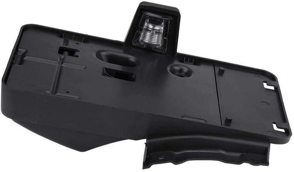 Crown Automotive 68064720AA - Plastic Black License Plate Bracket - Jeep Wrangler Rear 2007-2017