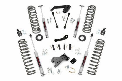 Fits Jeep Wrangler Unlimited 2WD/4WD (2007-2018) 4 Inch Lift Kit; 68130