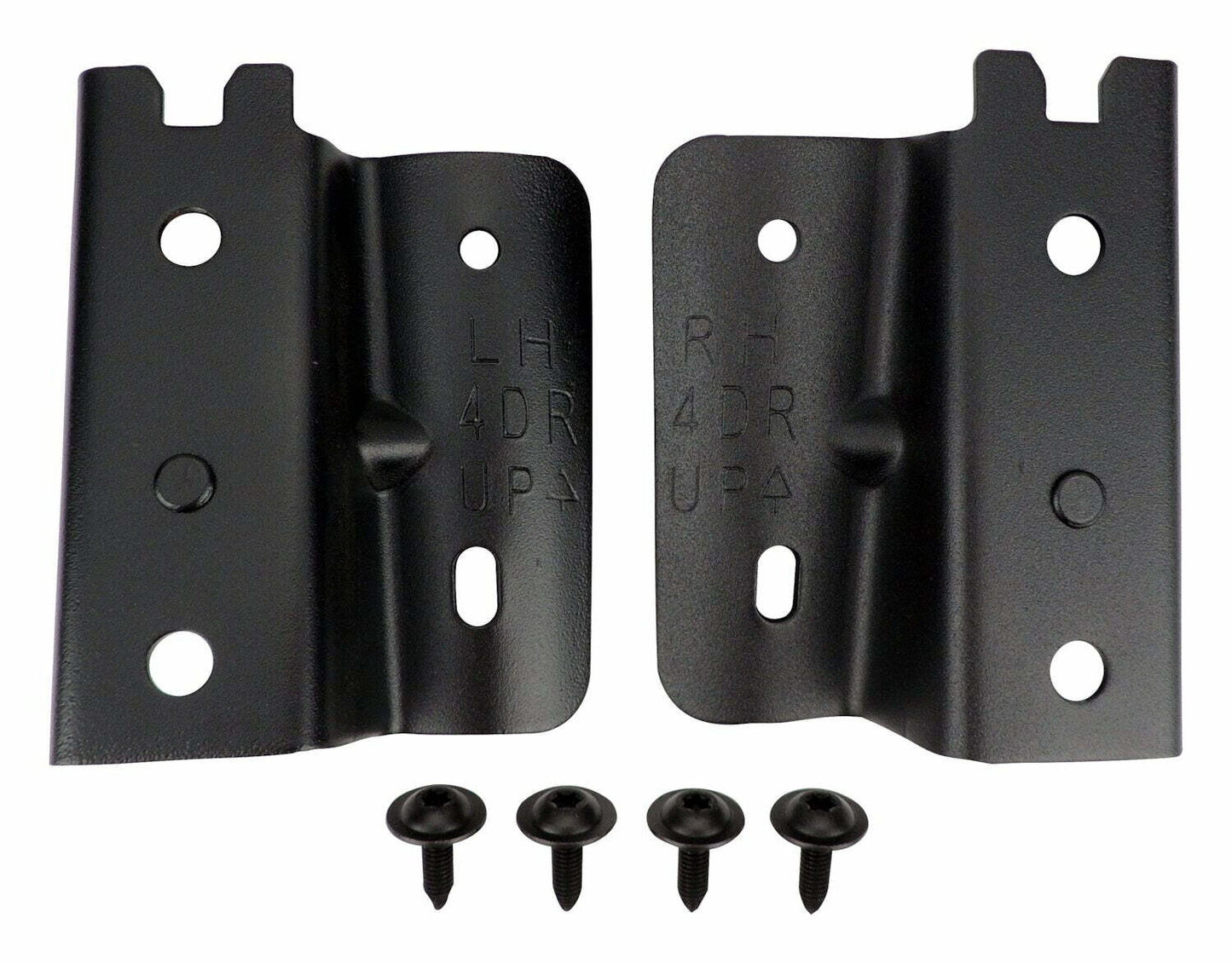 Fits 2013-2018 JK Wrangler; Soft Top Bow Bracket Set -68163704K-CRN