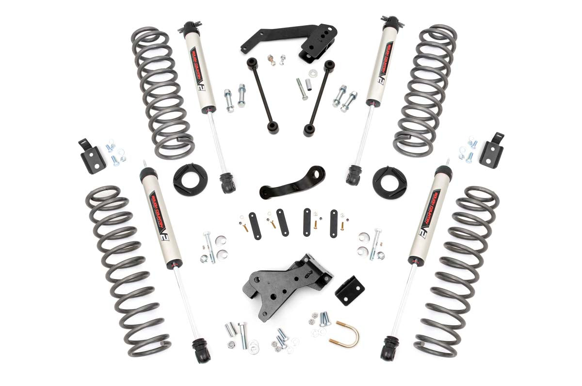 Fits Jeep Wrangler Unlimited 2WD/4WD (2007-2018) 4 Inch Lift Kit; V2; 68170