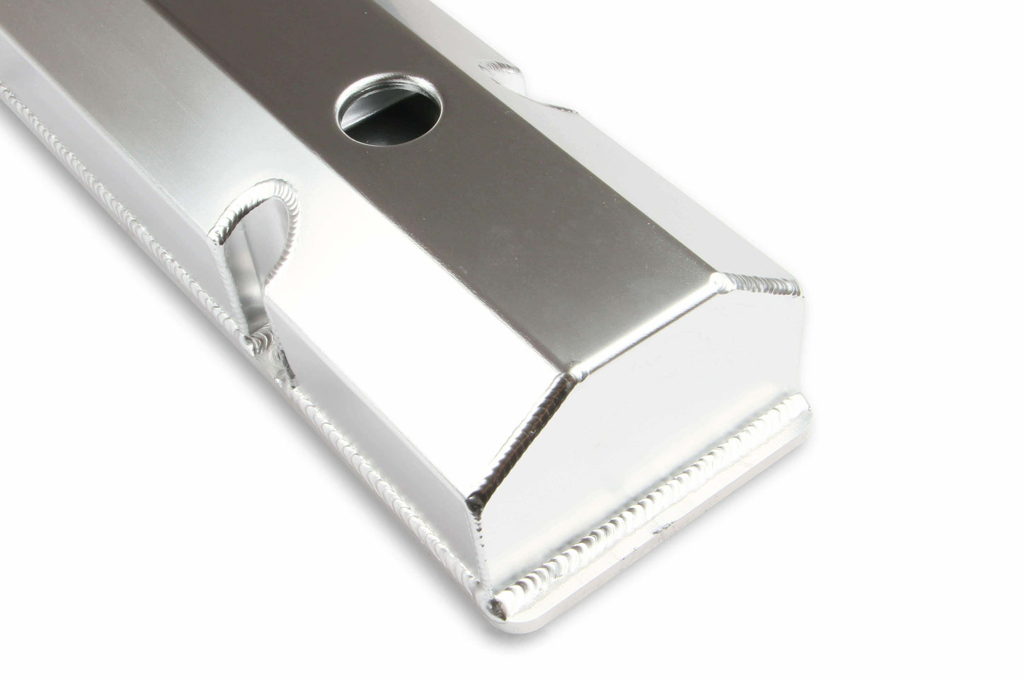 Mr. Gasket Fabricated Aluminum Valve Covers - Silver Finish - 6817G