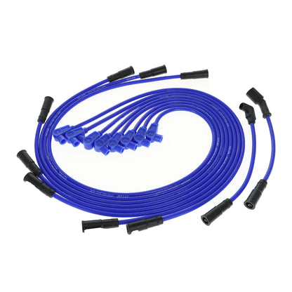 Spark Plug Wire Set Universal 8mm Silicone Spiro Pro 350 ohm/ft Blue 76647