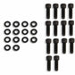 Mr. Gasket Fabricated Aluminum Valve Covers - Black Finish - 6832BG