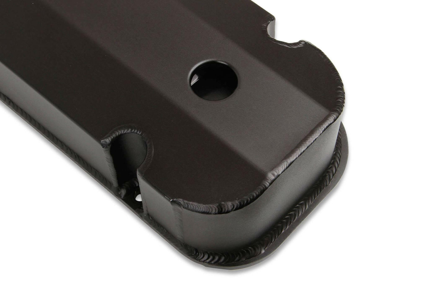 Mr. Gasket Fabricated Aluminum Valve Covers - Black Finish - 6832BG