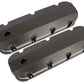 Mr. Gasket Fabricated Aluminum Valve Covers - Black Finish - 6832BG