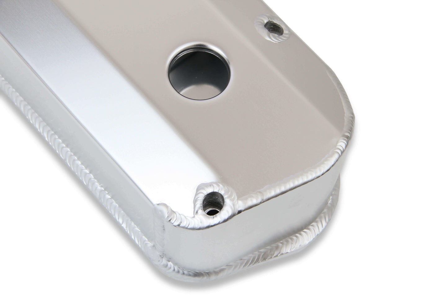 Mr. Gasket Fabricated Aluminum Valve Covers - Silver - 6843G