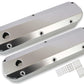 Mr. Gasket Fabricated Aluminum Valve Covers - Silver - 6843G