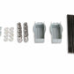 Mr. Gasket Cast Aluminum Ball Milled Center Bolt Valve Covers - Polished - 6856G