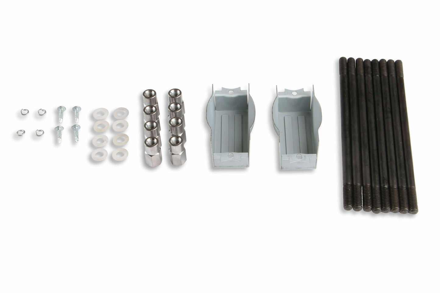 Mr. Gasket Cast Aluminum Ball Milled Center Bolt Valve Covers - Polished - 6856G