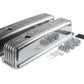 Mr. Gasket Cast Aluminum Ball Milled Center Bolt Valve Covers - Polished - 6856G