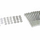 Mr. Gasket Fabricated Aluminum Valve Covers - Silver Finish - 6860G