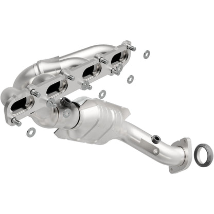 Catalytic Converter with Integrated Exhaust Manifold for HM Grade Federal / EPA Compliant Direct-Fit Manifold Catalytic