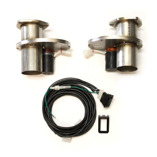 Tri-Y Headers for Electric Cut-Out 2 1/2" Pair Stainless Steel DEC250A