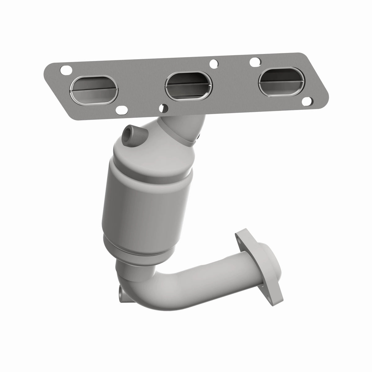 Catalytic Converter with Integrated Exhaust Manifold for HM Grade Federal / EPA Compliant Direct-Fit Manifold Catalytic