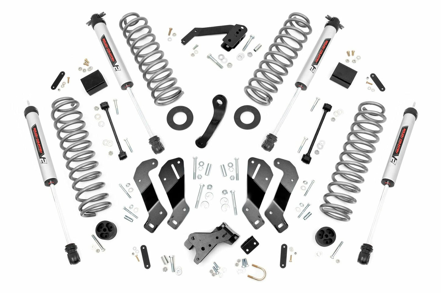 Fits Jeep Wrangler JK 4WD (2007-2018) 3.5 Inch Lift Kit; V2; 69370