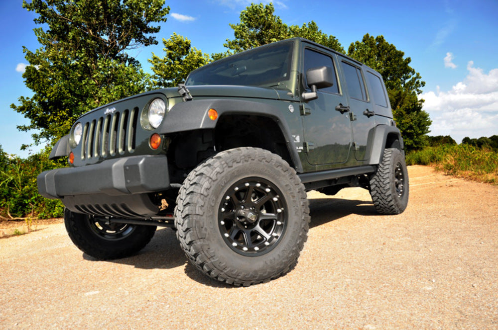 Fits Jeep Wrangler Unlimited 2WD/4WD (2007-2018) 3.5 Inch Lift Kit; 69430