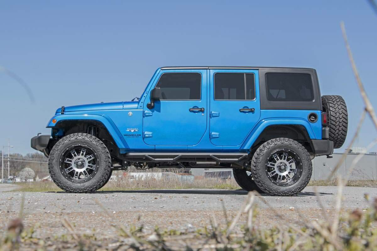 Fits Jeep Wrangler Unlimited 2WD/4WD (2007-2018) 3.5 Inch Lift Kit; 69430