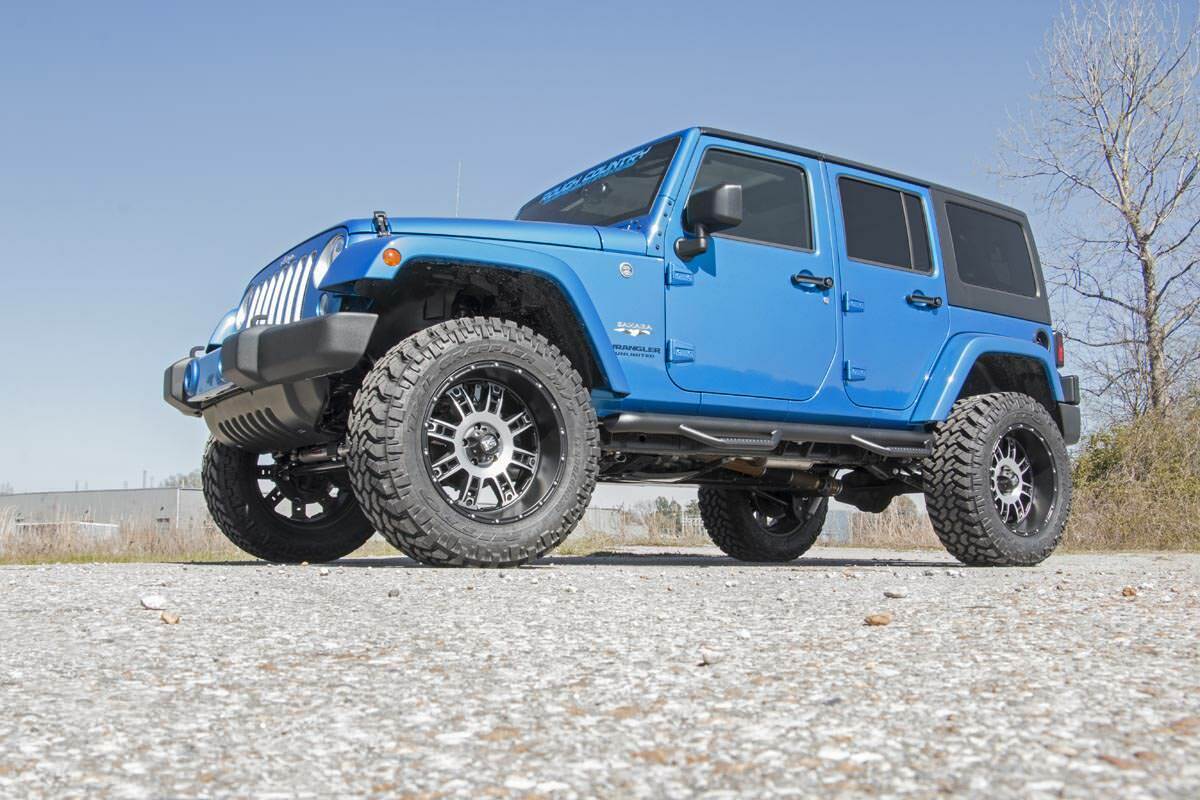 Fits Jeep Wrangler Unlimited 2WD/4WD (2007-2018) 3.5 Inch Lift Kit; 69430