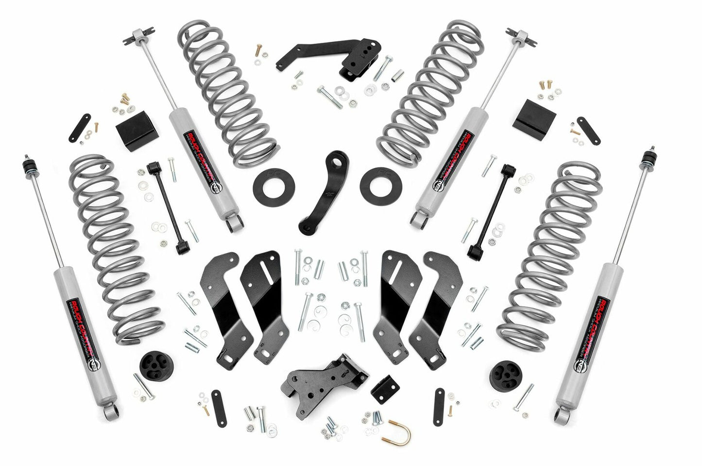 Fits Jeep Wrangler Unlimited 2WD/4WD (2007-2018) 3.5 Inch Lift Kit; 69430