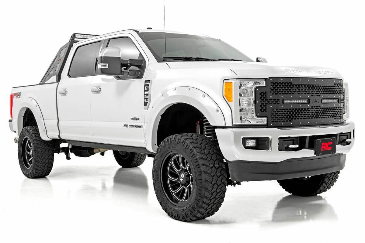Fits Ford F-250 SD (05-24) Vertex 2.5 Adjustable Front Shocks; 4.5-8"; 699004