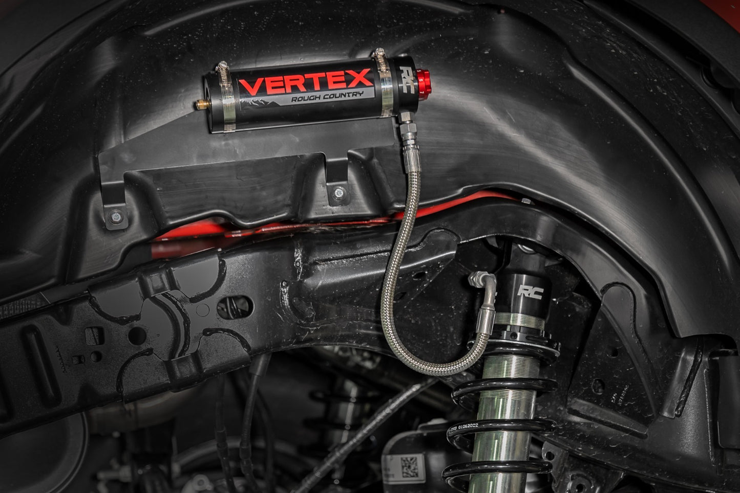 Fits Ford Bronco 4WD (2021-24) Vertex 2.5 Adjustable Coilovers; Rear; 5"; 699045