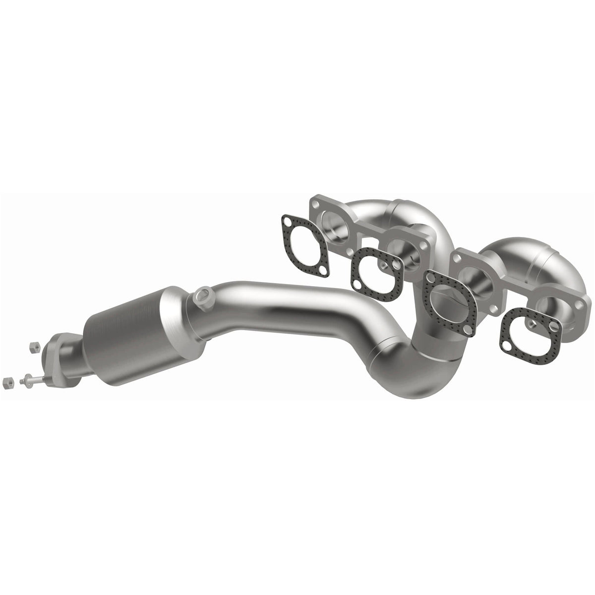 Catalytic Converter with Integrated Exhaust Manifold for HM Grade Federal / EPA Compliant Direct-Fit Manifold Catalytic