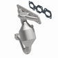 Catalytic Converter with Integrated Exhaust Manifold for HM Grade Federal / EPA Compliant Direct-Fit Manifold Catalytic