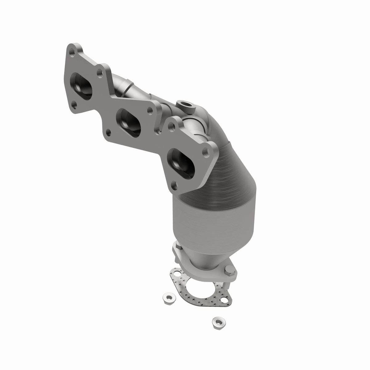 Catalytic Converter with Integrated Exhaust Manifold for HM Grade Federal / EPA Compliant Direct-Fit Manifold Catalytic