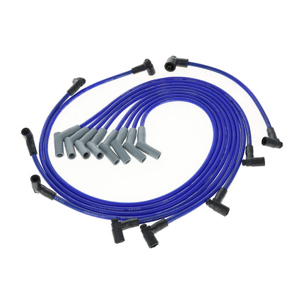Spark Plug Wire Set Universal 8.2mm Silicone Thundervolt 40 ohm/ft Blue 84604