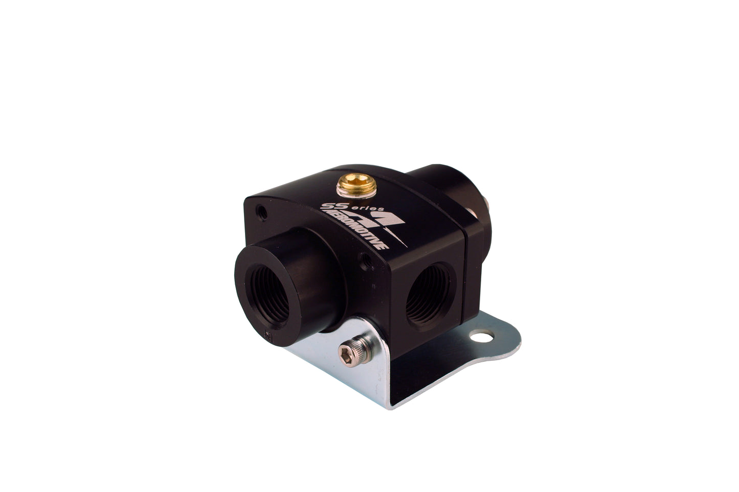 Fuel Pressure Regulator Adjustable Fuel Pressure Universal Fit Aeromotive 13215-BGPL