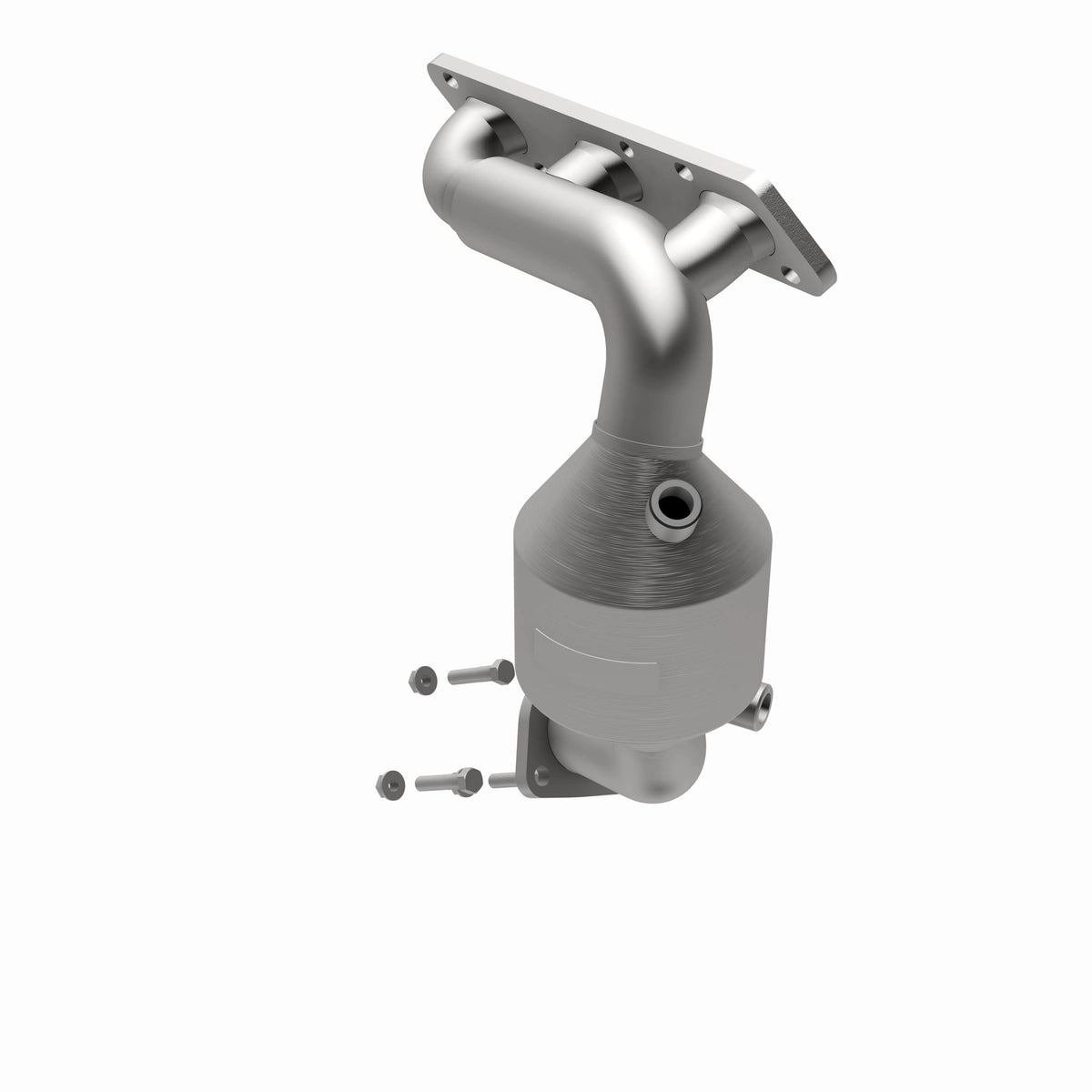 Catalytic Converter with Integrated Exhaust Manifold for HM Grade Federal / EPA Compliant Direct-Fit Manifold Catalytic