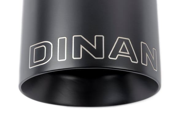 Dinan Double-Walled 4.5" Clamp-On Exhaust Tip (Black Ceramic) D663-0646-BOX