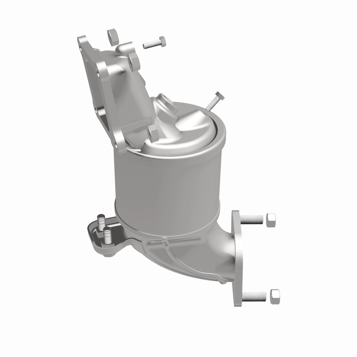 Catalytic Converter with Integrated Exhaust Manifold for OEM Grade Federal / EPA Compliant Direct-Fit Manifold Catalytic
