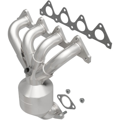 Catalytic Converter with Integrated Exhaust Manifold for HM Grade Federal / EPA Compliant Direct-Fit Manifold Catalytic