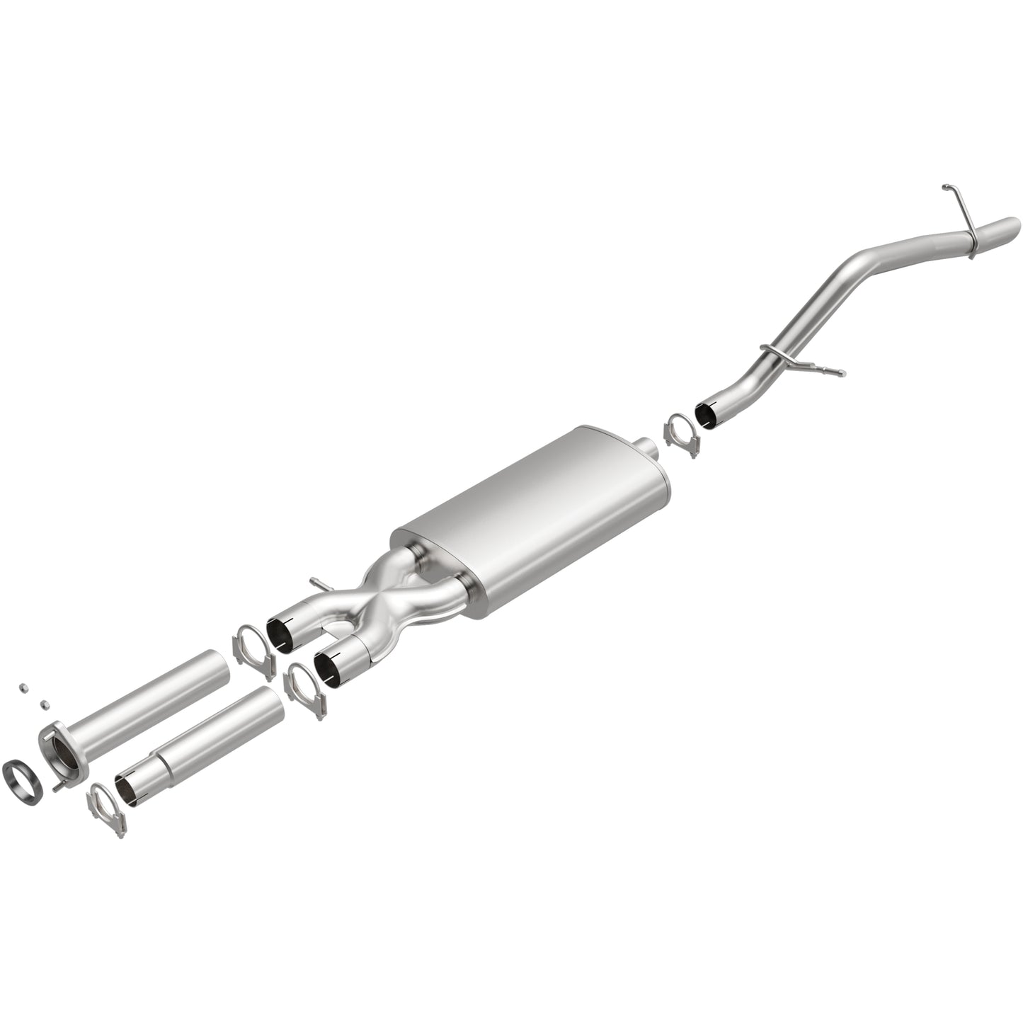 2003-2006 Hummer H2 Direct-Fit Replacement Exhaust System 106-0538