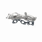 Catalytic Converter with Integrated Exhaust Manifold for HM Grade Federal / EPA Compliant Direct-Fit Manifold Catalytic